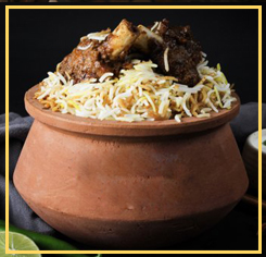 Mutton Ghee Clay Pot Biryani